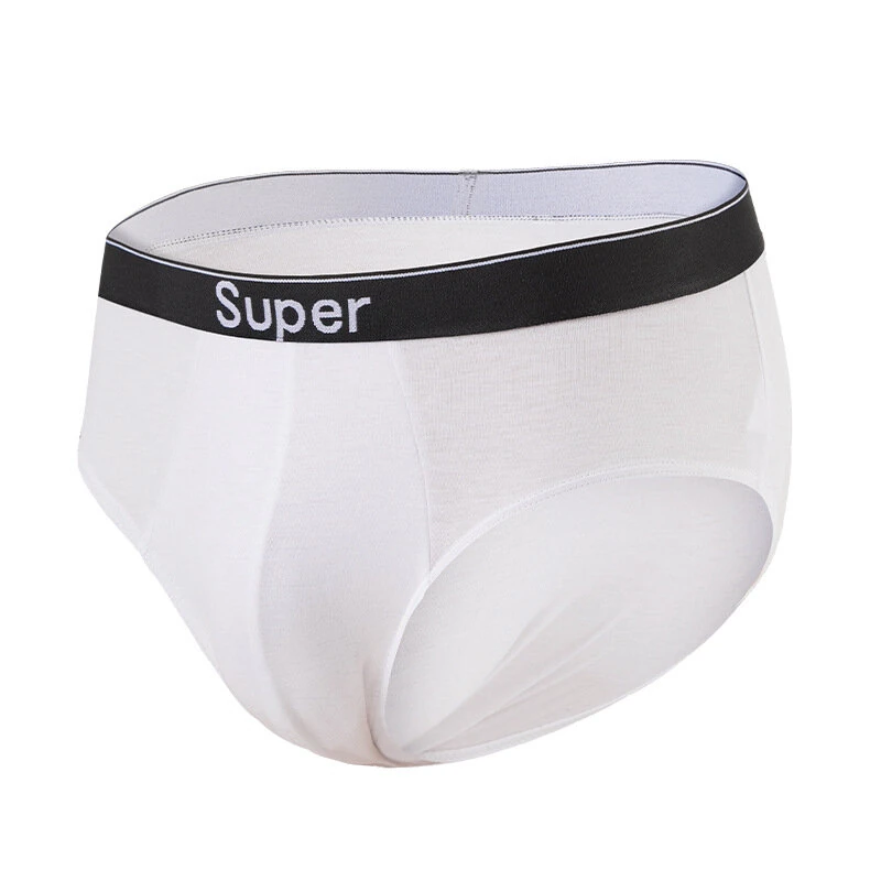 (image for) 5pcs Men's Triangle Briefs Fashion Letter Elastic Belt Comfortable Soft Breathable Daily Sleep Men's Underwear